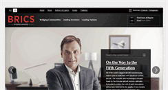 Desktop Screenshot of bricsmagazine.com