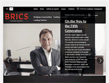 Tablet Screenshot of bricsmagazine.com